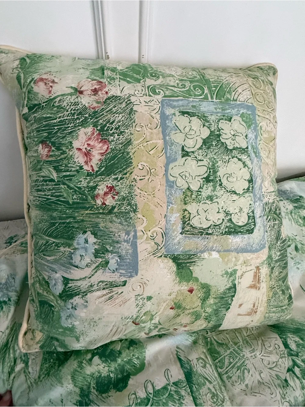 Vintage Sheridan Australia Reversible King Comforter Bedding Set – Floral Garden